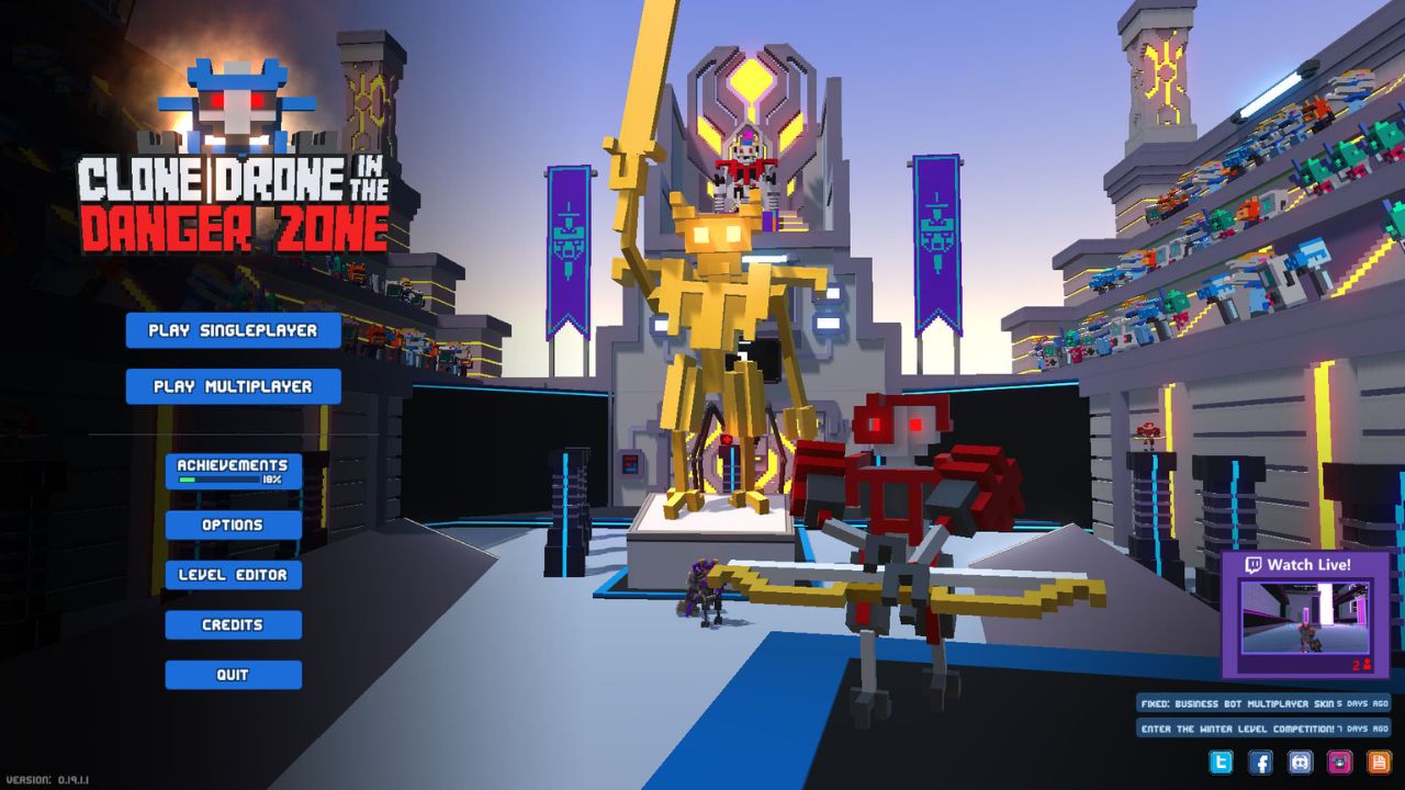 Clone Drone in the Danger Zone Free Download For PC